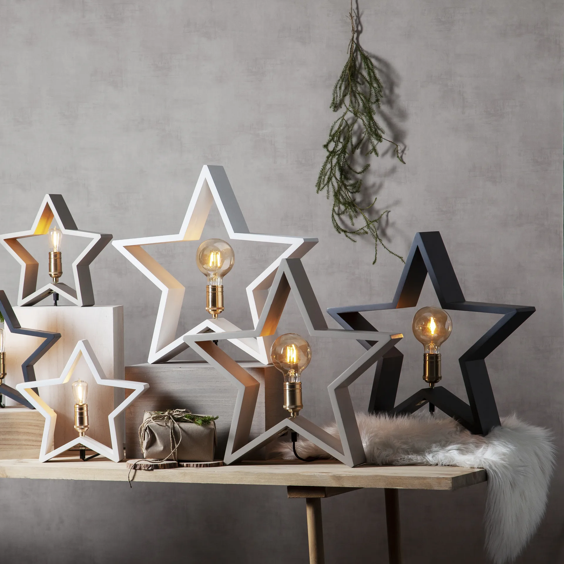 Lysekil Tisch-Adventsstern, Beige Star Trading