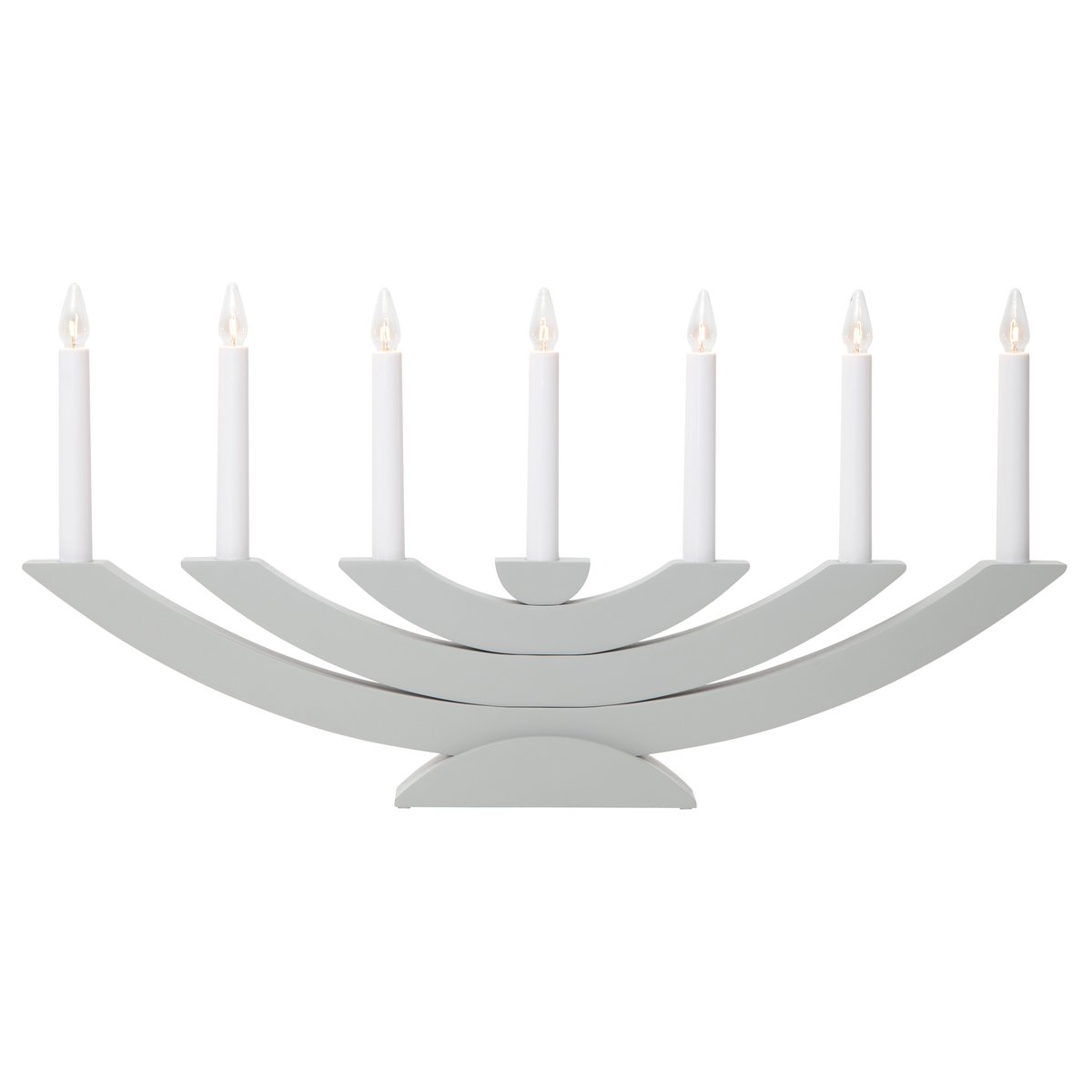 Star Trading Navida Adventskerzenhalter Grau | Skandinavisches Design | Fensterleuchter | Grau