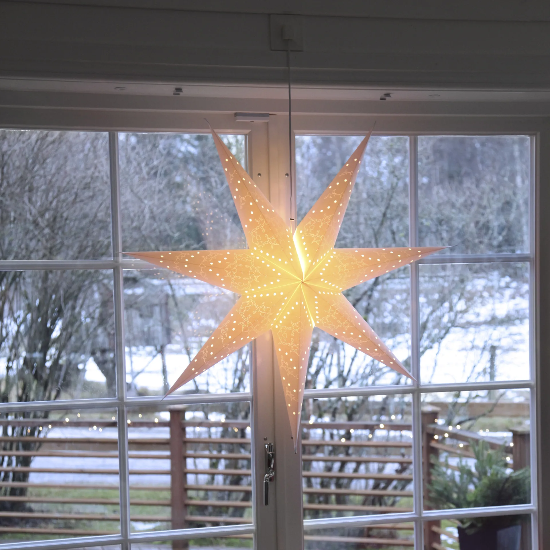 Sensy Adventsstern 100cm, Weiß Star Trading