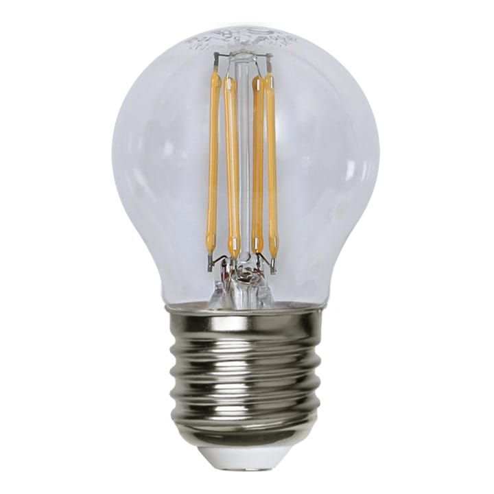 Star Trading E27 G45 LED filament clear, 4,5cm, 2700K Star Trading