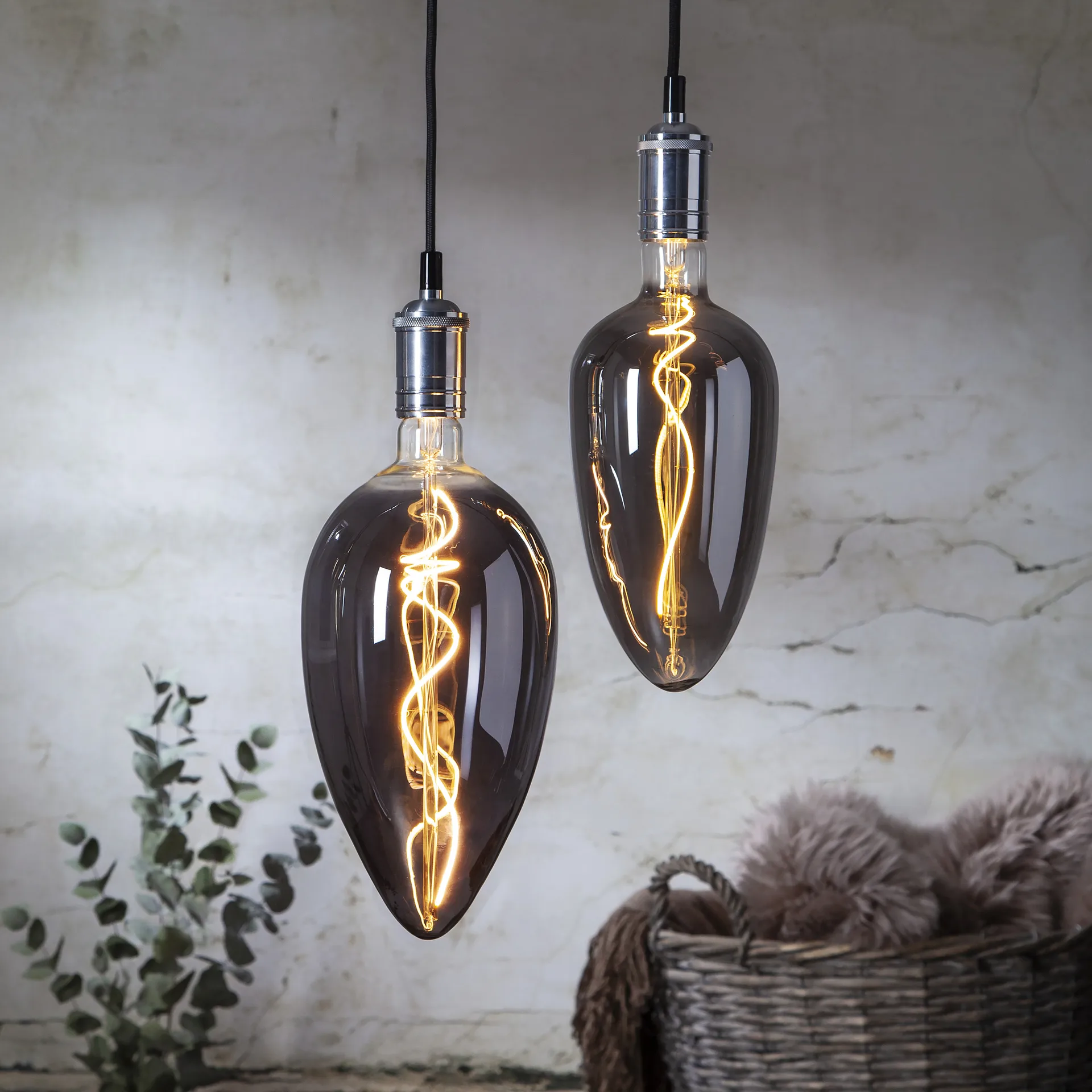 Star Trading E27 Glühbirne, industriell vintage, 33cm, 2200K Star Trading