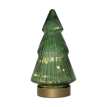Verde Glasdekoration LED 20 cm - Grün - Star Trading