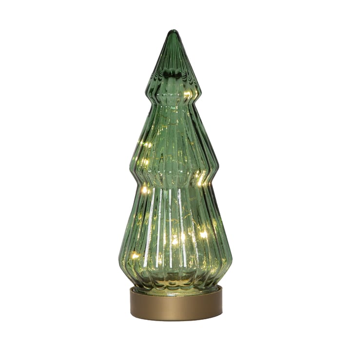 Verde Glasdekoration LED 24 cm - Grün - Star Trading