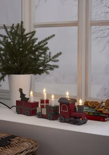 Weihnachtszug-Adventsleuchter - Multi - Star Trading