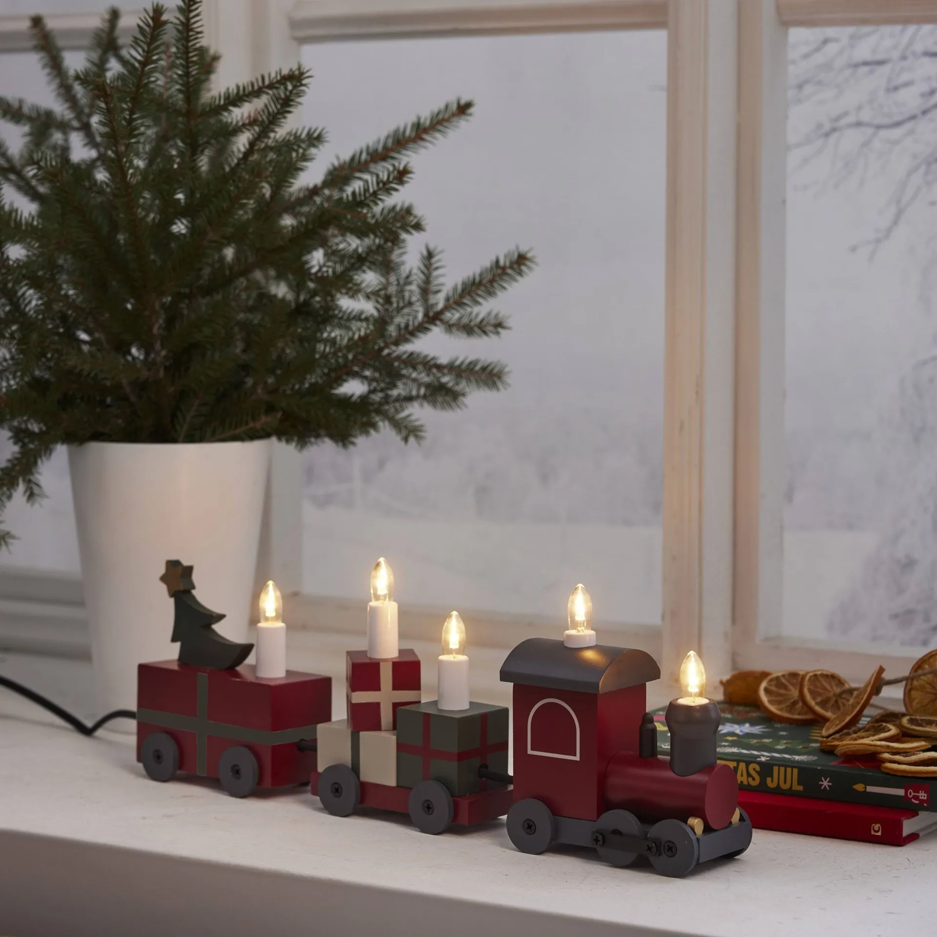 Weihnachtszug-Adventsleuchter, Multi Star Trading