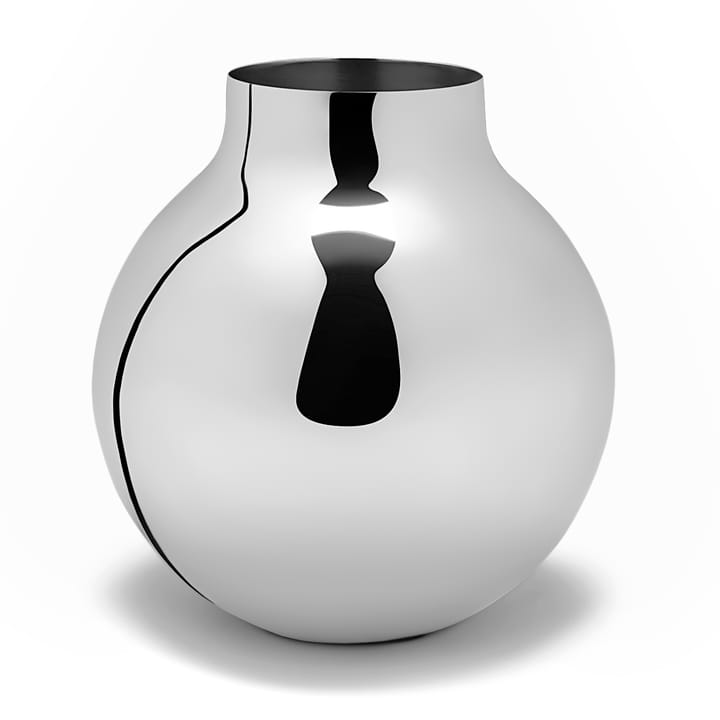 Boule Vase groß - versilbertes Messing - STAUB