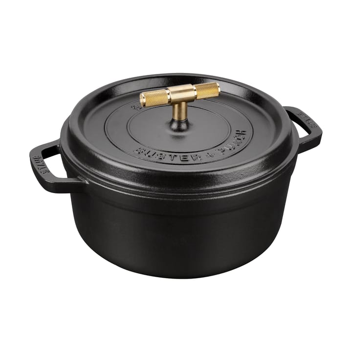 Buster & Punch Topf Gusseisen Messing - 3,8 L - STAUB