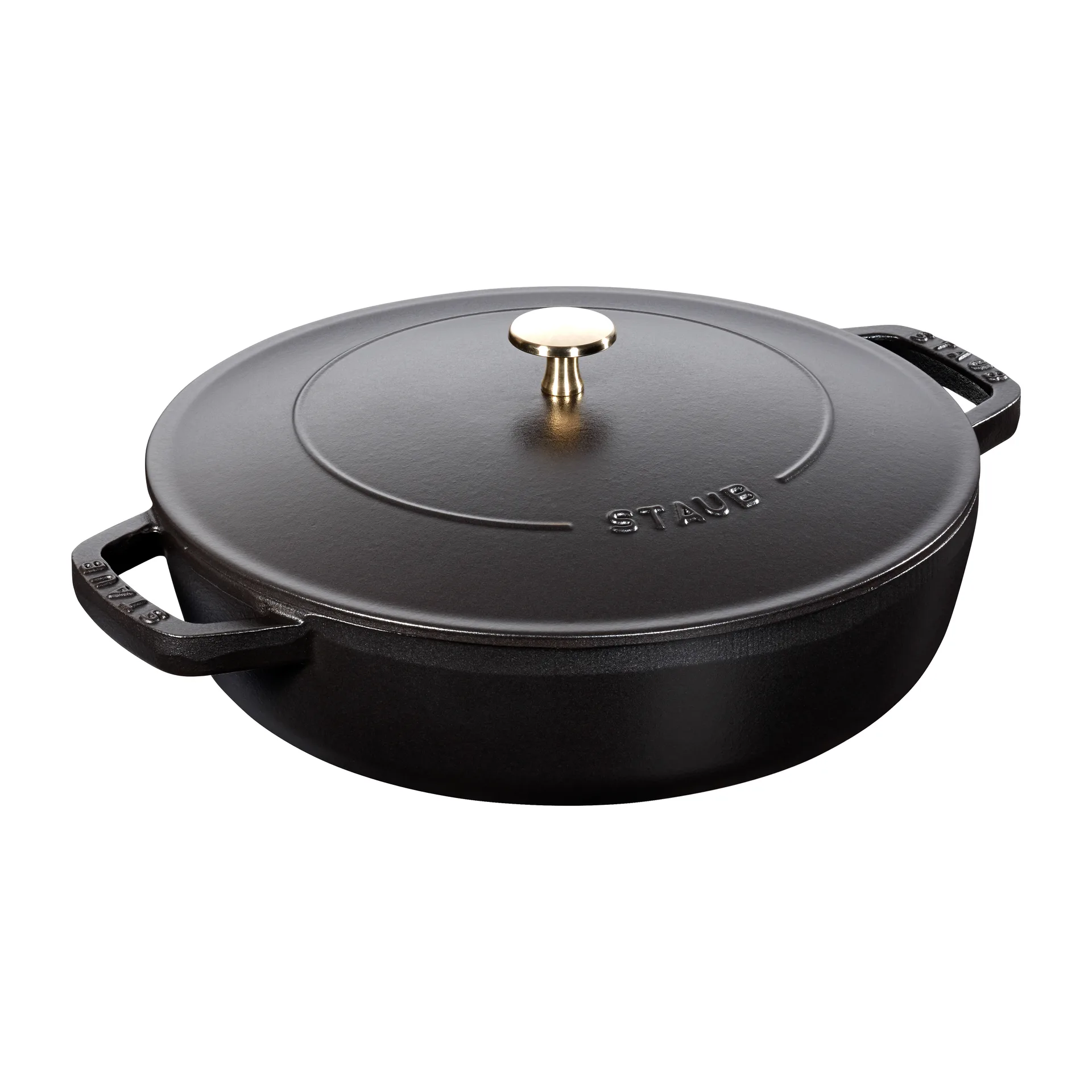 Chistera Sauteuse Ø28cm 3,7 L, Schwarz STAUB