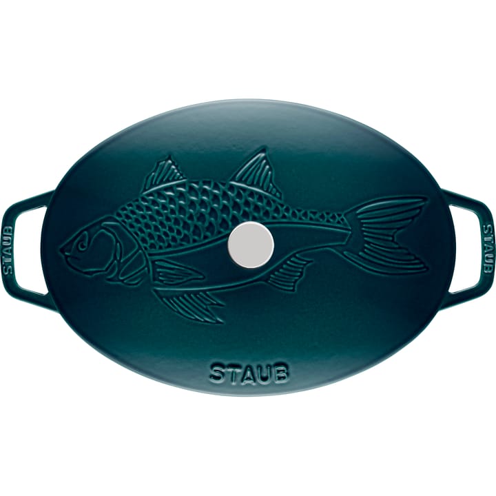 La Mer ovaler Topf, drei Lagen Emaille - 32cm - STAUB