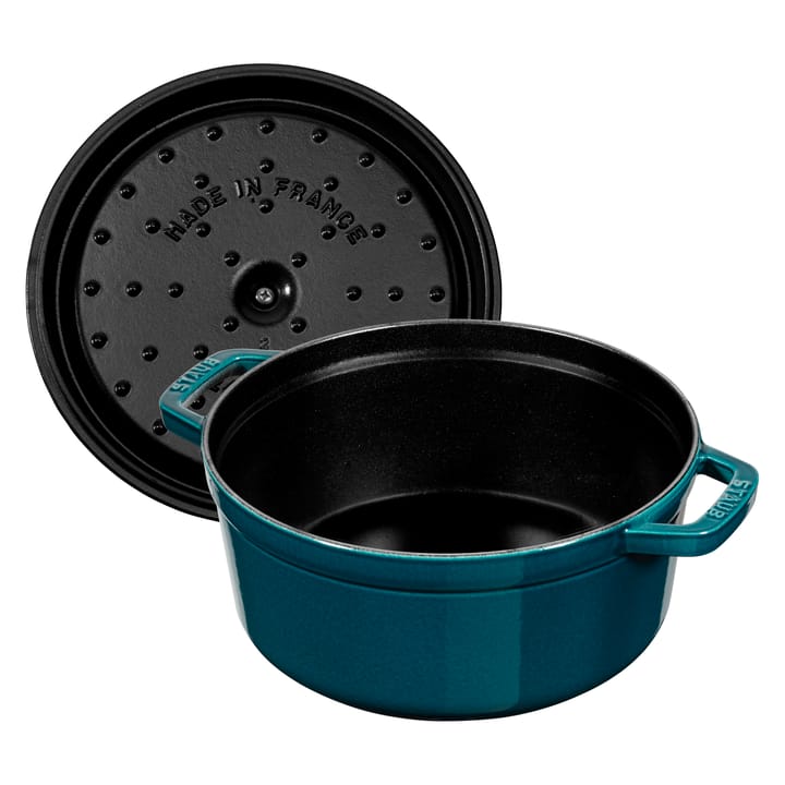 La Mer runder Topf, drei Lagen Emaille - 3,8 l - STAUB