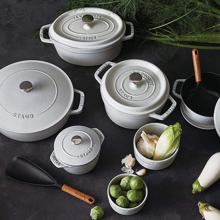 Rice White Truffle cocotte Gusseisentopf, 1,6 L STAUB