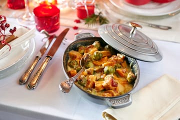 Staub Backform Gusseisen mit Deckel oval 23 cm - Grafitgrau - STAUB
