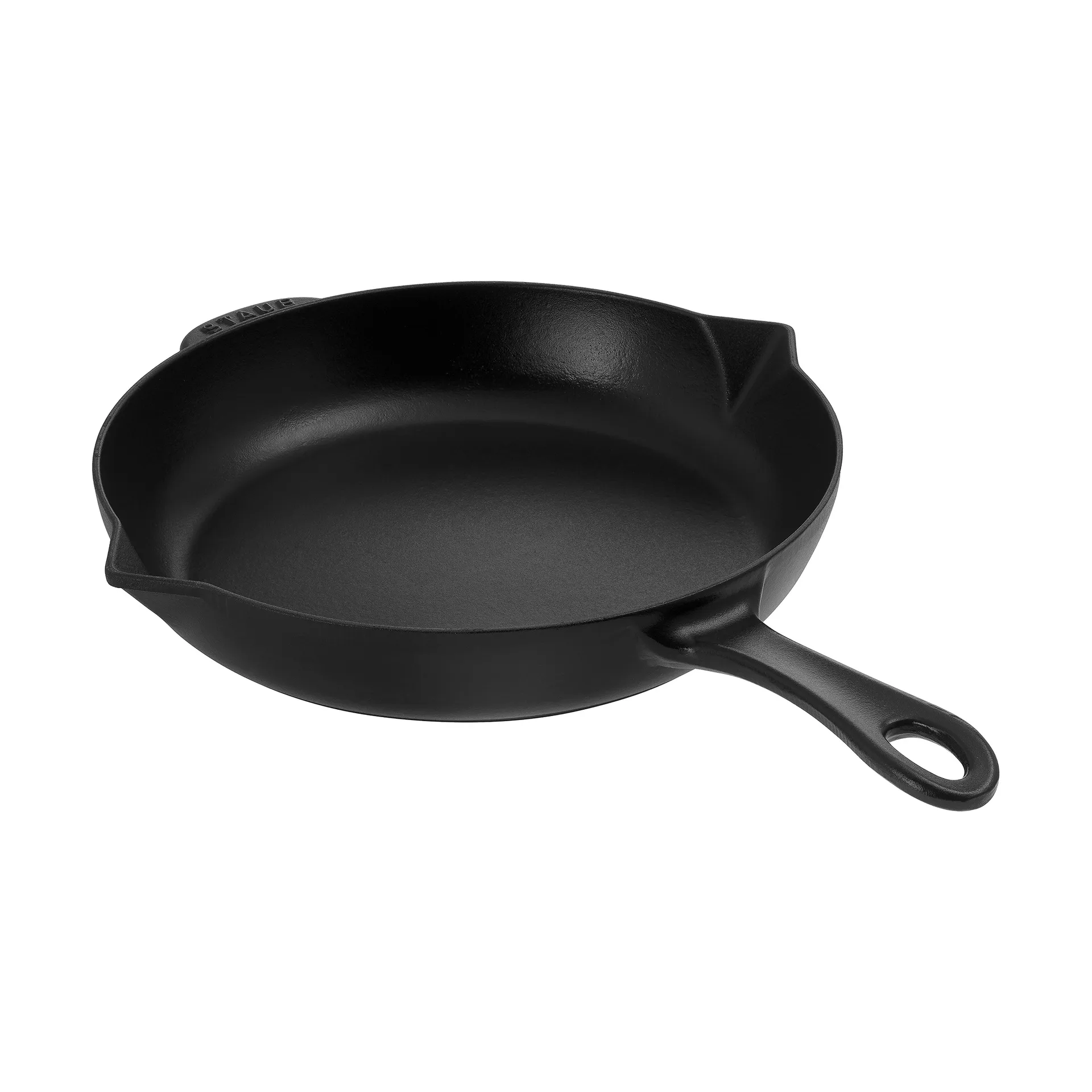 Staub Bratpfanne Gusseisen mit Ausgießer Ø26 cm, Schwarz STAUB