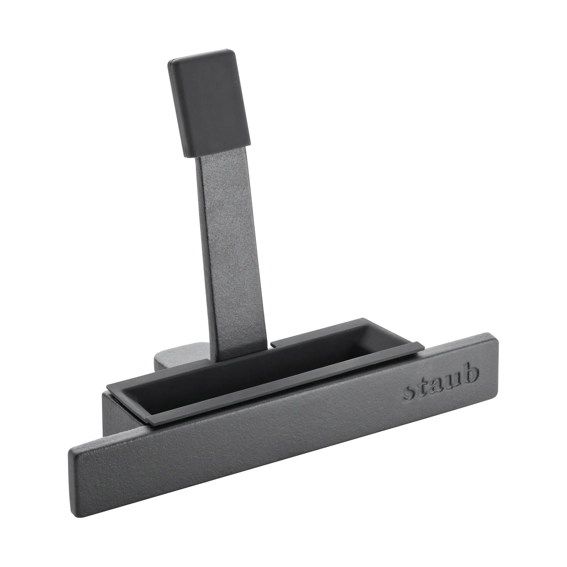 Staub Deckelhalter Gusseisen-Silikon, Schwarz STAUB