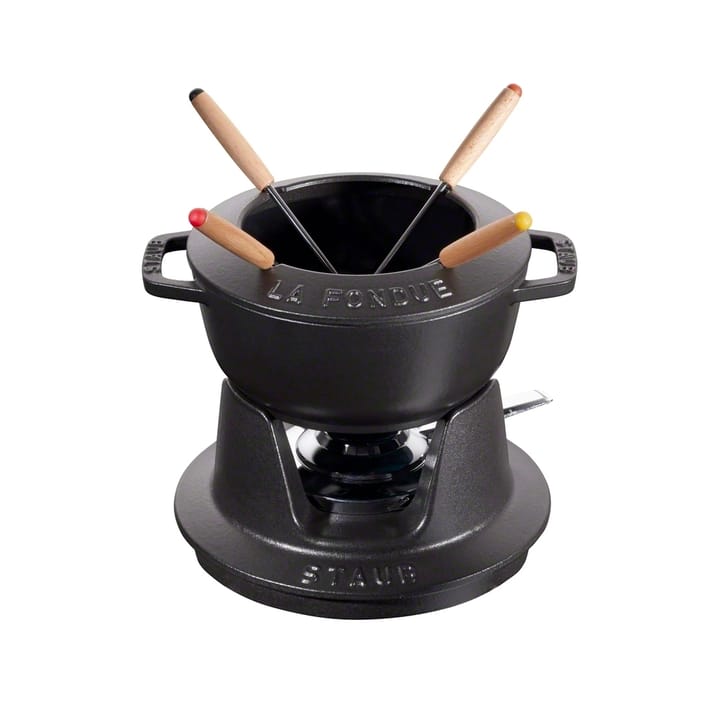 Staub Fondueset 1,1 l - Schwarz - STAUB