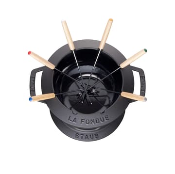 Staub Fondueset 2,35 l - Schwarz - STAUB