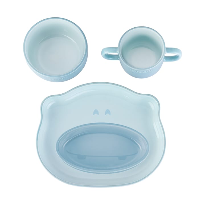 Staub Kindergeschirr 4 Teile, Blau STAUB