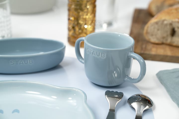Staub Kindergeschirr 4 Teile, Blau STAUB