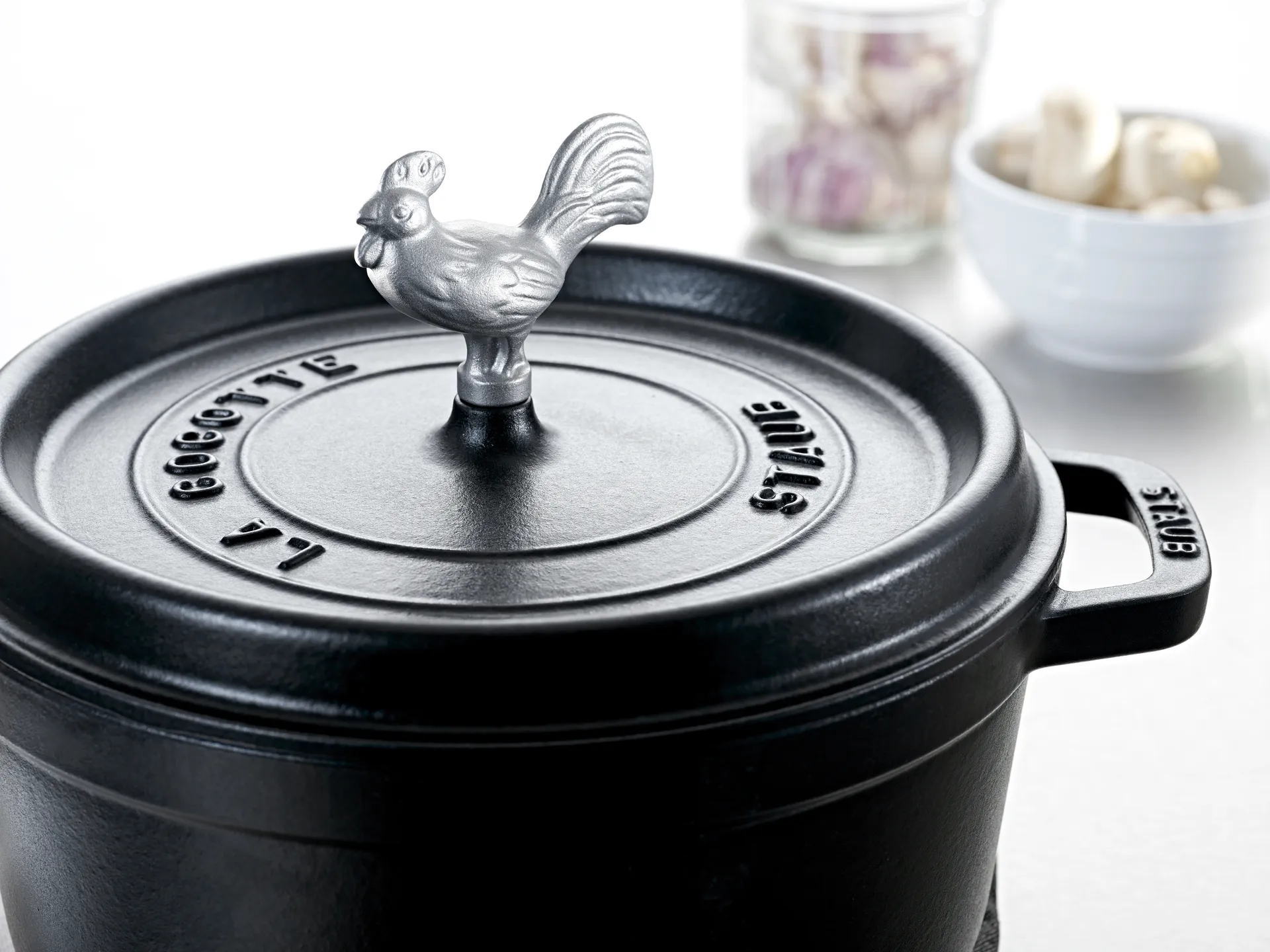 Staub Knopf in Metall, Hähnchen STAUB