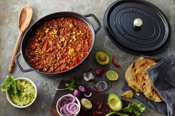 Staub La Cocotte ovaler Topf Gusseisen 1 L - Schwarz - STAUB