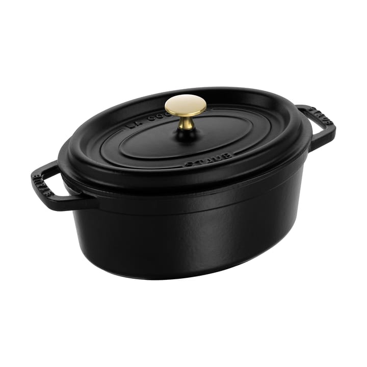 Staub La Cocotte ovaler Topf Gusseisen 2,35 L - Schwarz - STAUB