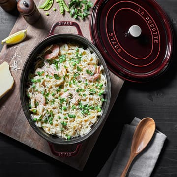 Staub La Cocotte ovaler Topf Gusseisen 4,2 L - Granatrot - STAUB