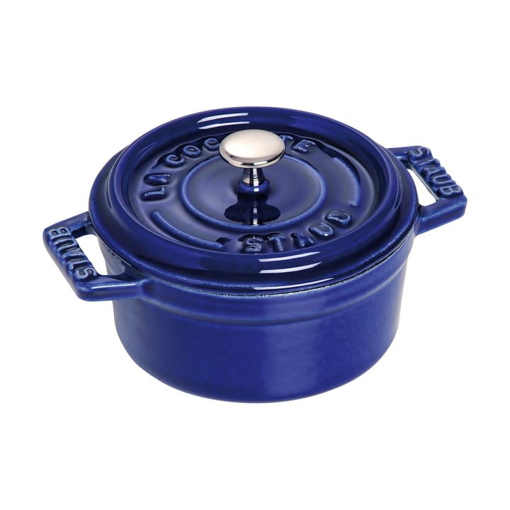 Staub La Cocotte runder Topf Gusseisen 0,25 L - Dunkelblau - STAUB