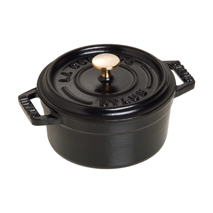 Staub La Cocotte runder Topf Gusseisen 0,25 L - Schwarz - STAUB