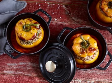 Staub La Cocotte runder Topf Gusseisen 0,4 L - Schwarz - STAUB