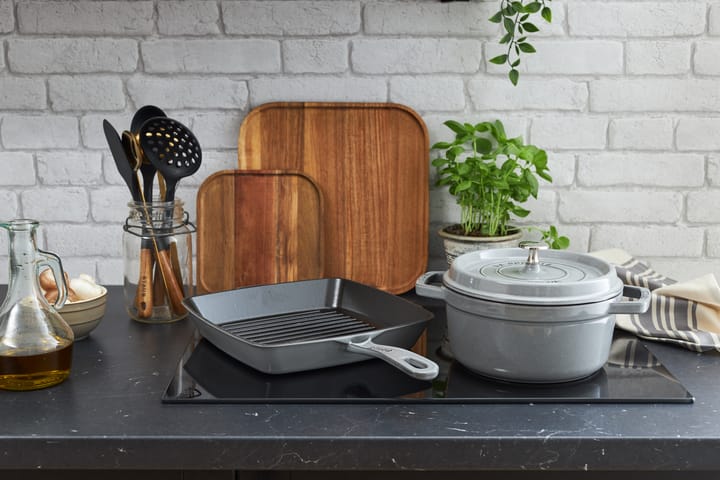 Staub La Cocotte runder Topf Gusseisen 1,7 L, Grafitgrau STAUB