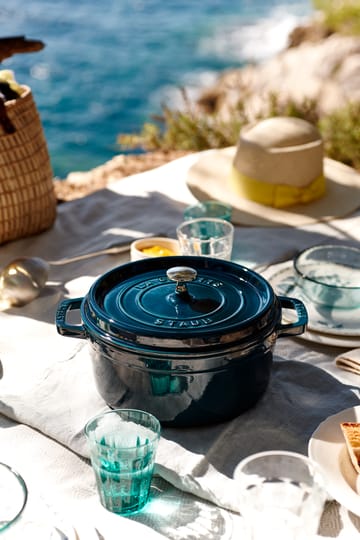 Staub La Cocotte runder Topf Gusseisen 2,2 L - La Mer - STAUB