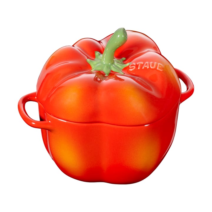 Staub Mini-Topf Paprika 0,47 L - Orange-rot - STAUB