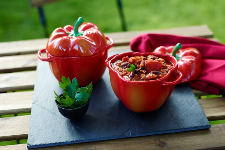 Staub Mini-Topf Paprika 0,47 L, Orange-rot STAUB