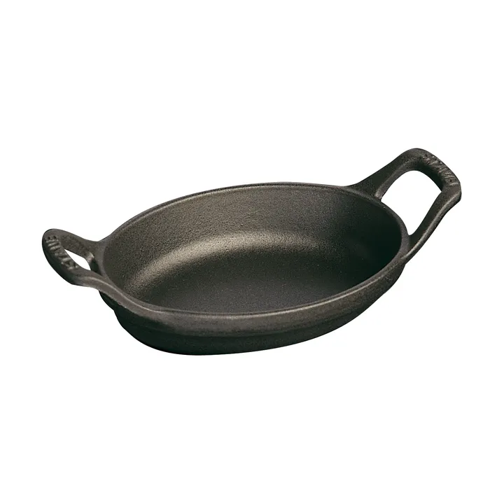 Staub ovaler Gusseisen-Backform 15 cm - Schwarz - STAUB