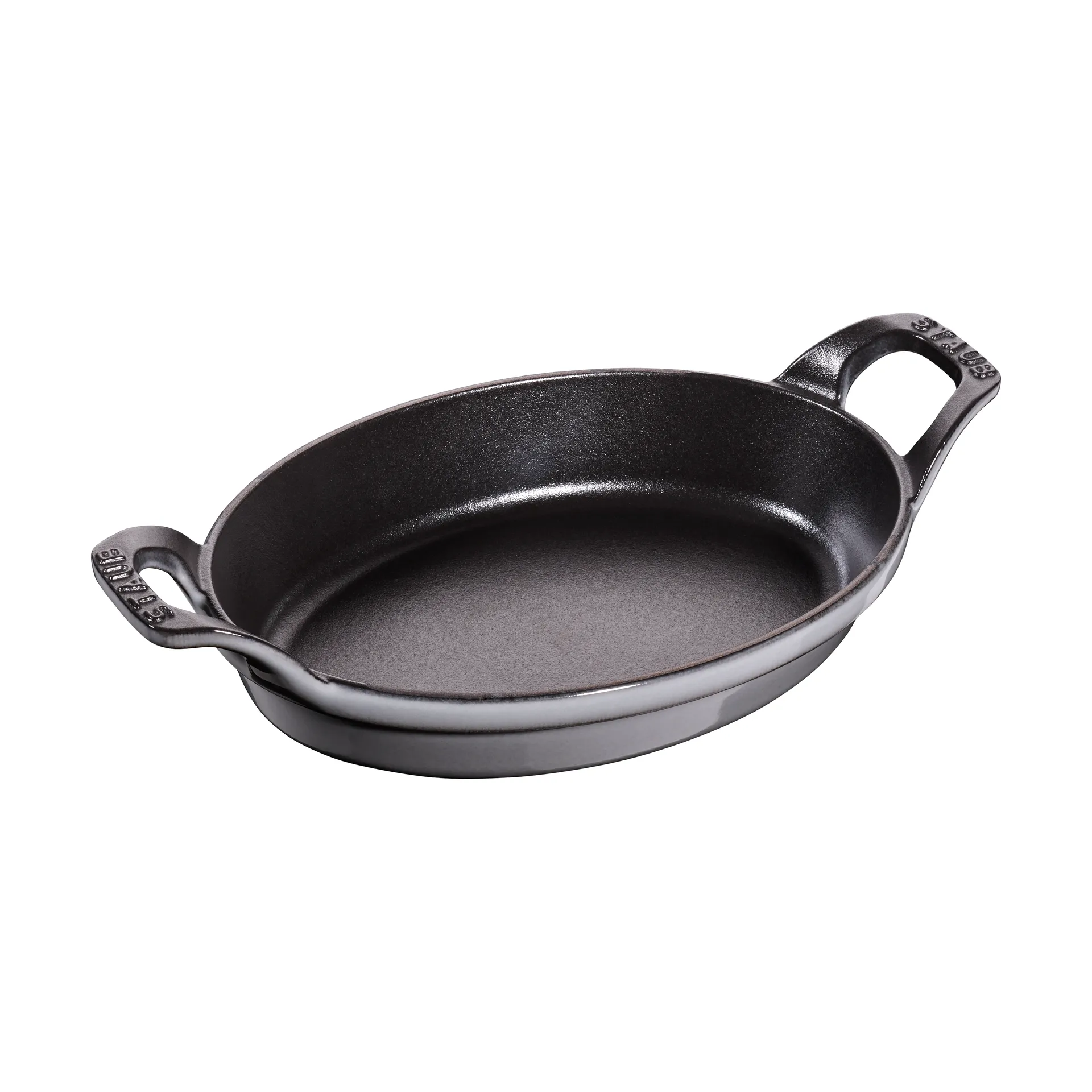 Staub ovaler Gusseisen-Backform 21 cm, Grafitgrau STAUB