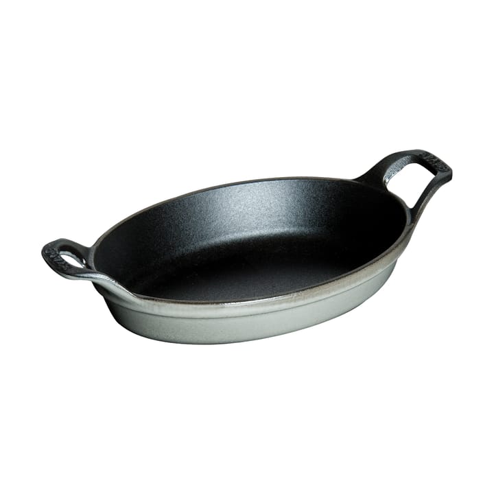 Staub ovaler Gusseisen-Backform 21 cm - Grafitgrau - STAUB