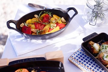 Staub ovaler Gusseisen-Backform 21 cm - Grafitgrau - STAUB