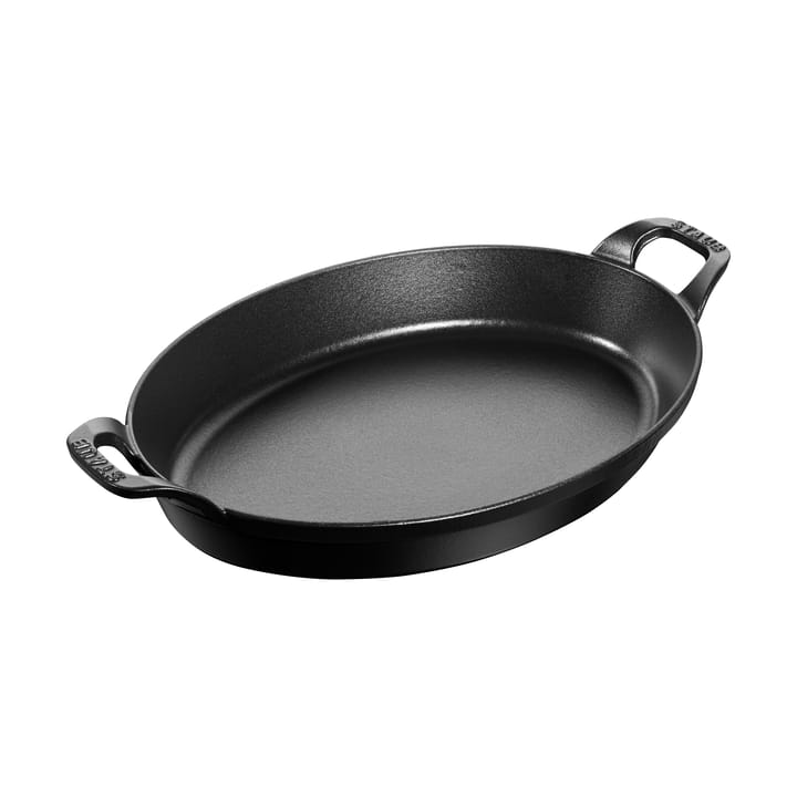 Staub ovaler Gusseisen-Backform 21 cm - Schwarz - STAUB