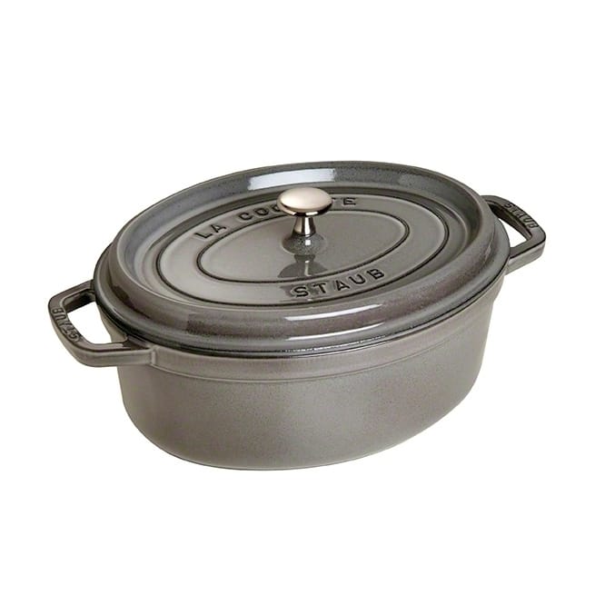 Staub ovaler Topf aus Gusseisen 4,2 l - Grau - STAUB