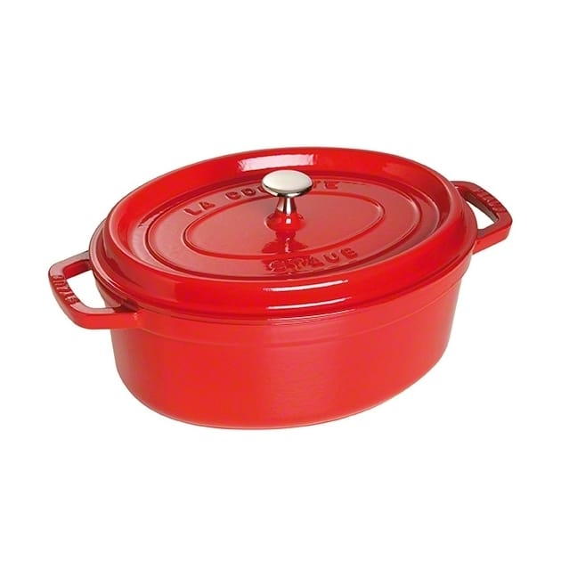 Staub ovaler Topf aus Gusseisen 4,2 l - Rot - STAUB