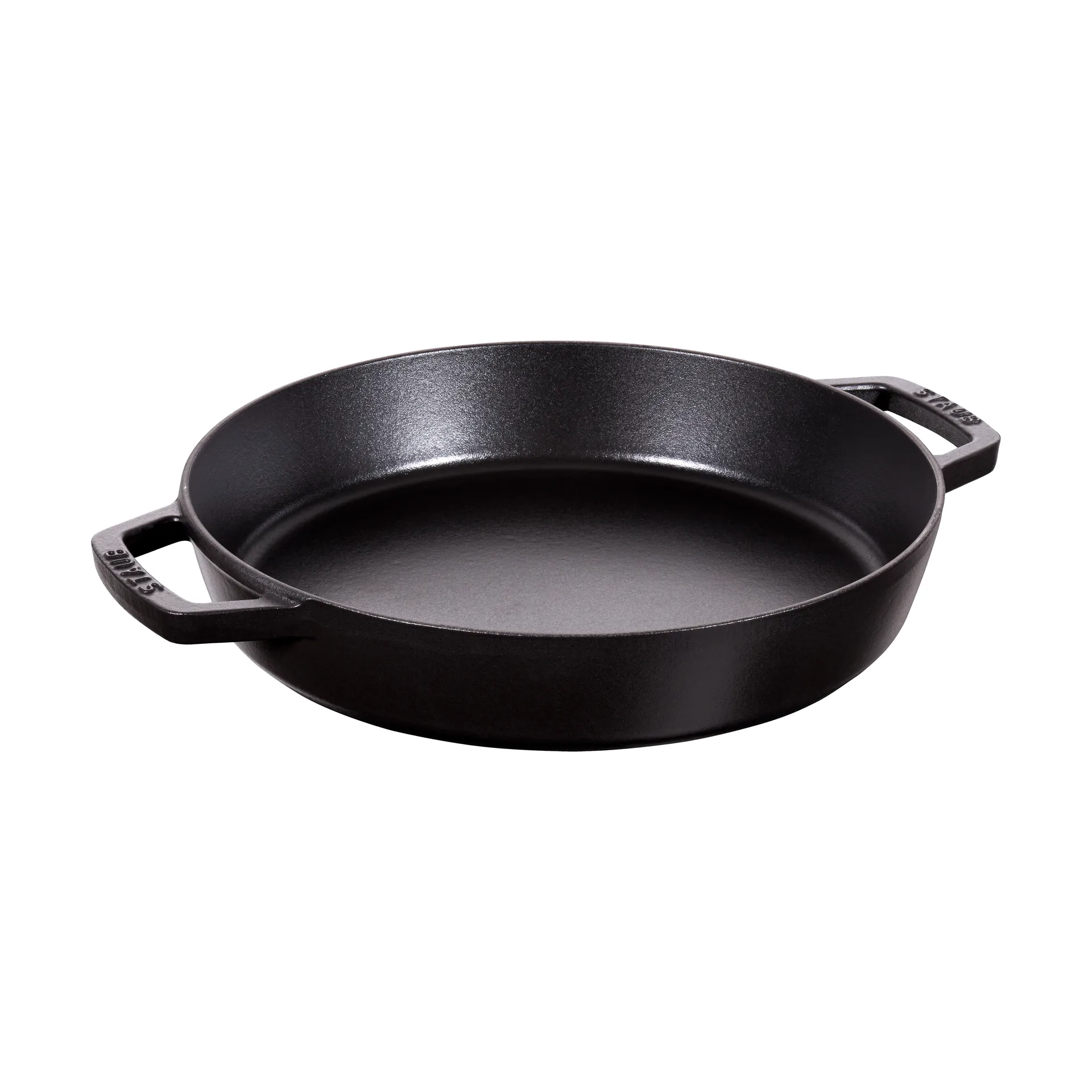 Staub Paellapfanne Gusseisen 2 Griffe Ø34 cm, Schwarz STAUB