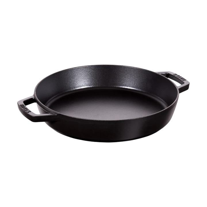 Staub Paellapfanne Gusseisen 2 Griffe Ø34 cm - Schwarz - STAUB