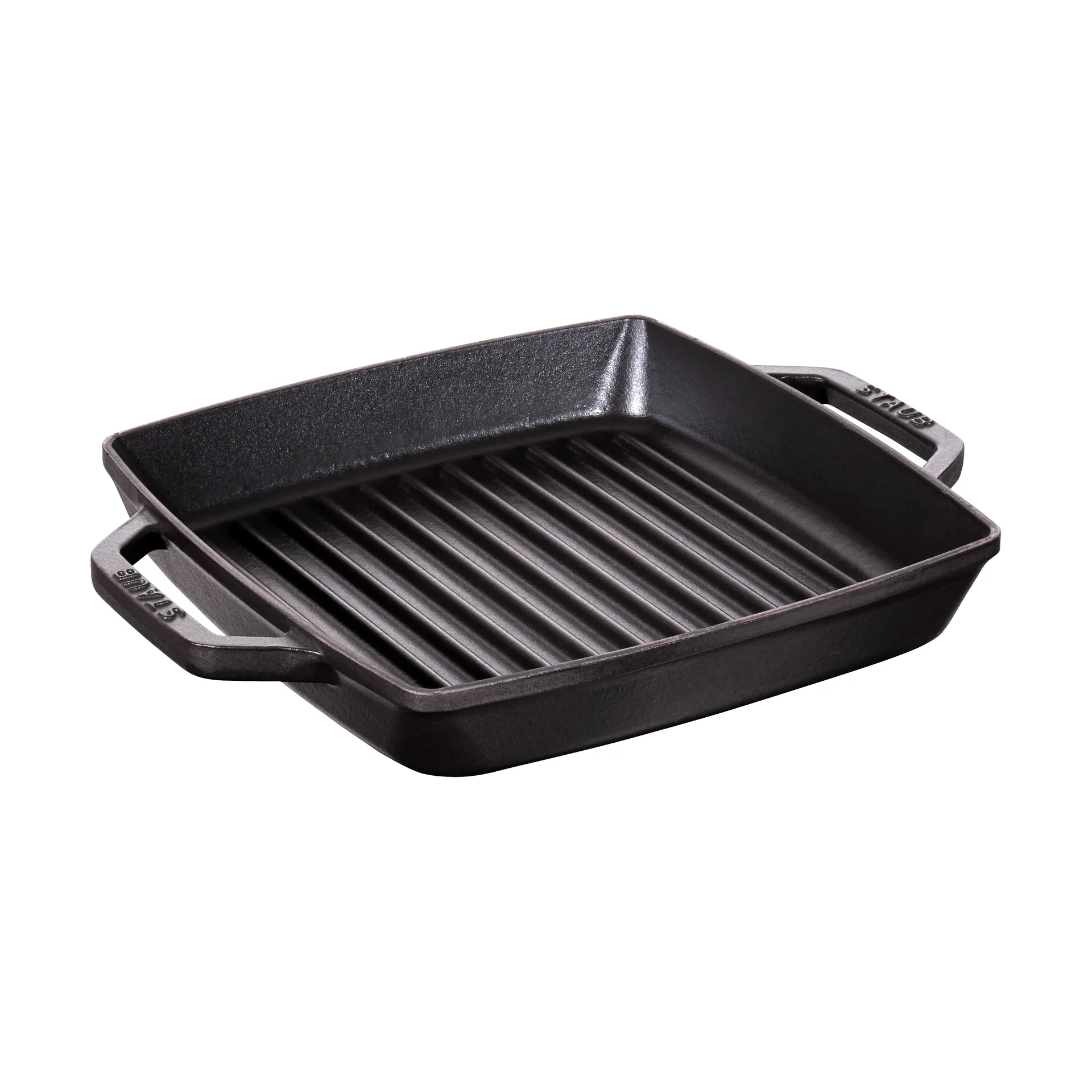 Staub Pure Grillpfanne Gusseisen quadratisch schwarz, 23 cm STAUB
