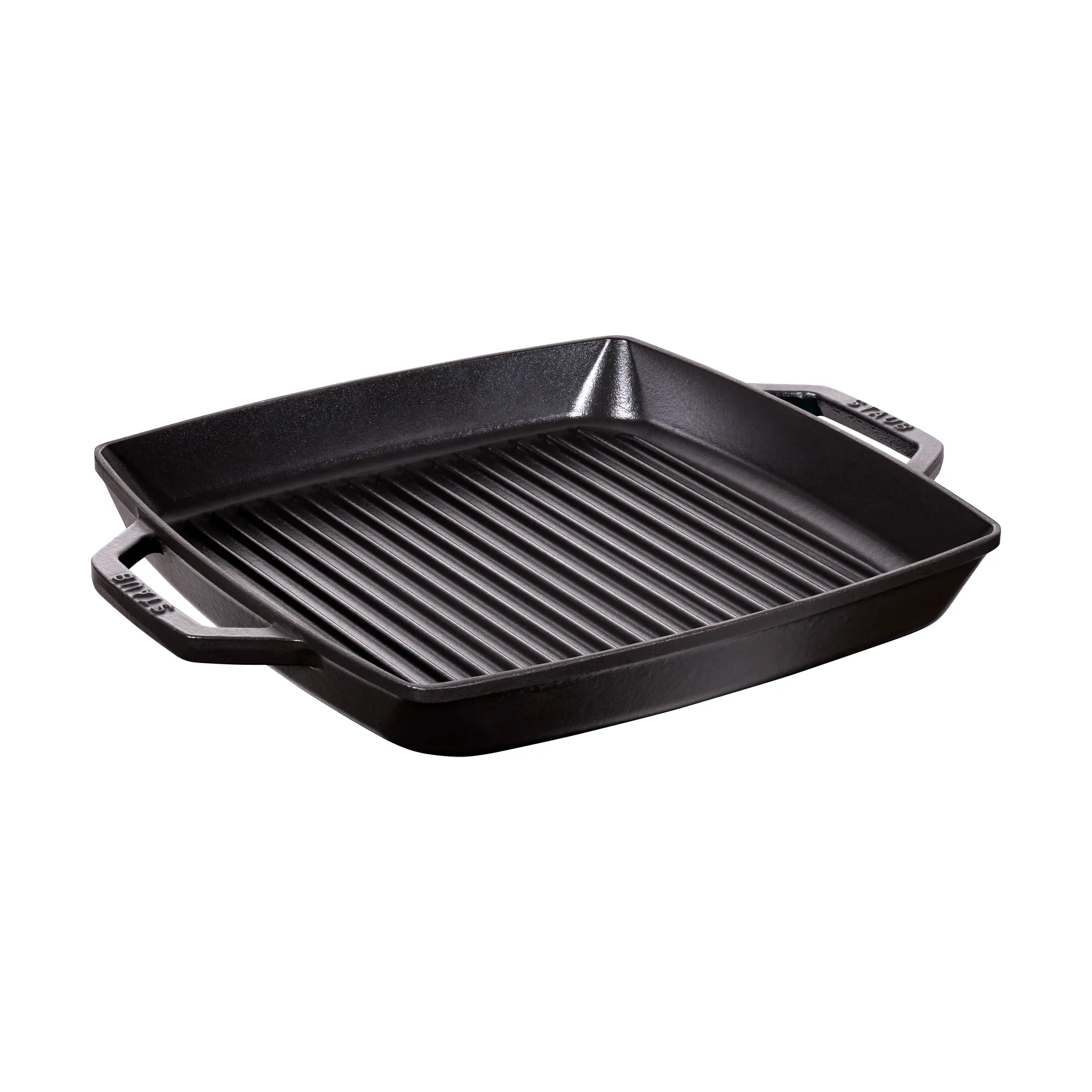 Staub Pure Grillpfanne Gusseisen quadratisch schwarz, 33 cm STAUB