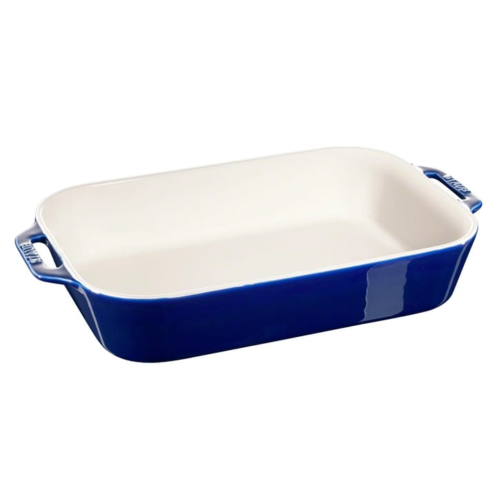 Staub rechteckige Ofenform 34  x  24cm - Blau - STAUB