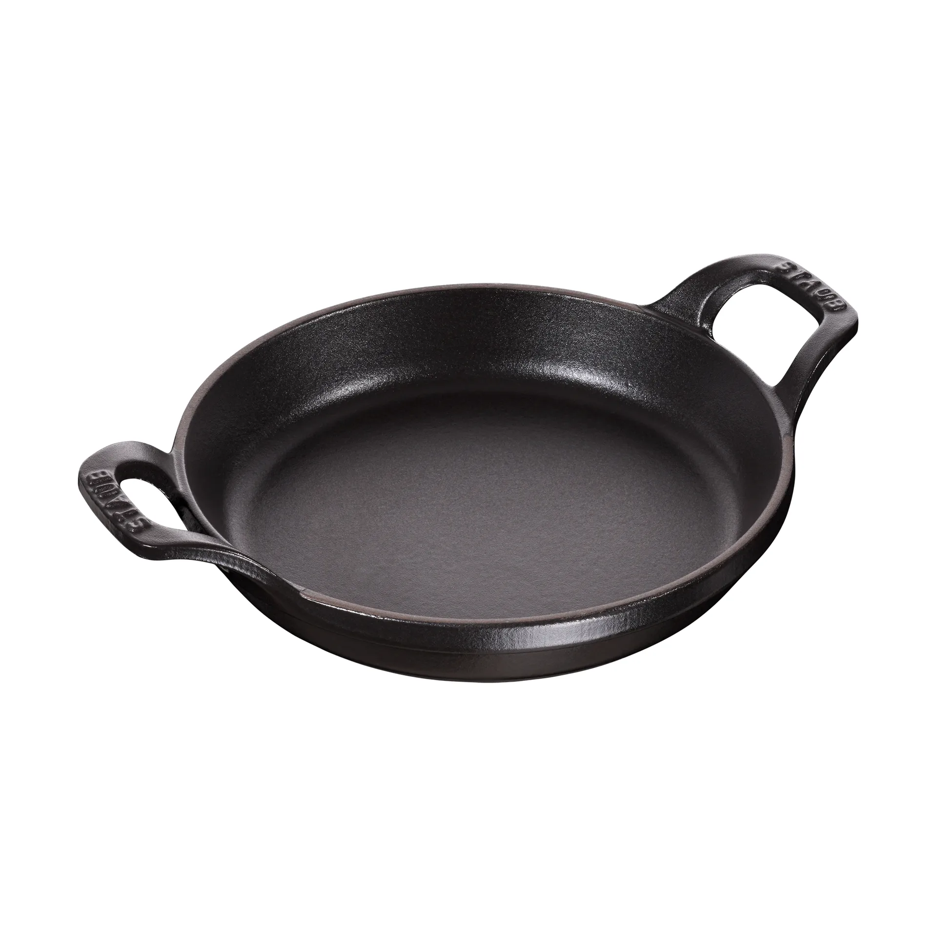Staub runde Ofenform Gusseisen Ø12 cm, Schwarz STAUB