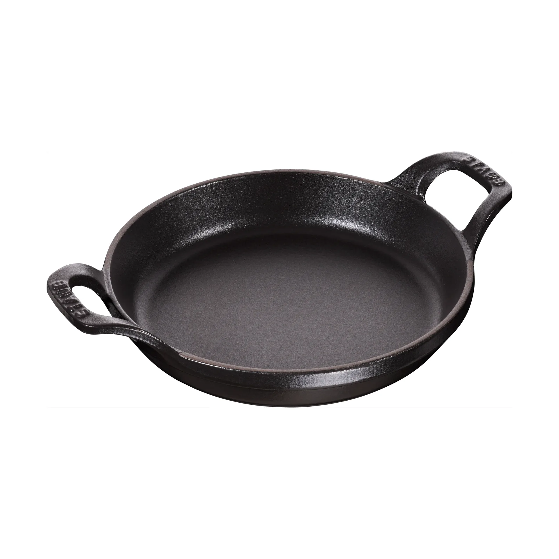 Staub runde Ofenform Gusseisen Ø16 cm, Schwarz STAUB