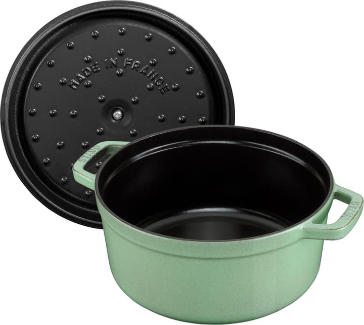 Staub runder Topf aus Gusseisen 3,8 l - Salvia - STAUB