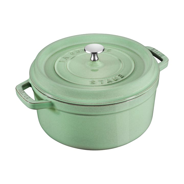 Staub runder Topf aus Gusseisen 5,2 l - Salvia - STAUB