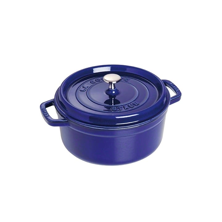 Staub runder Topf aus Gusseisen, drei Schichten Emaille 3,8 l - Dunkelblau - STAUB